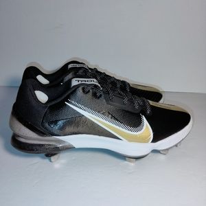 Nike Force Zoom Trout 7 Pro Black Gold CQ7224-012 Baseball Shoes Men Size 9